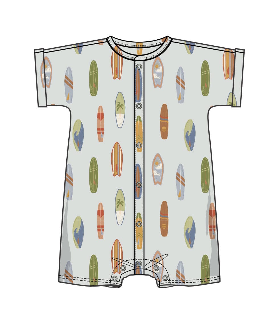 Angel Dear Jumpsuits & Rompers Vintage Surfboards Dolman Henley Shortall