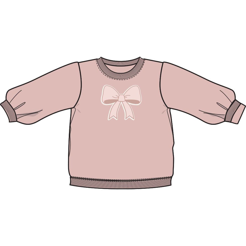 Angel Dear Sweatshirt Bows and Ballet Puffy Oversized Sweatshirt