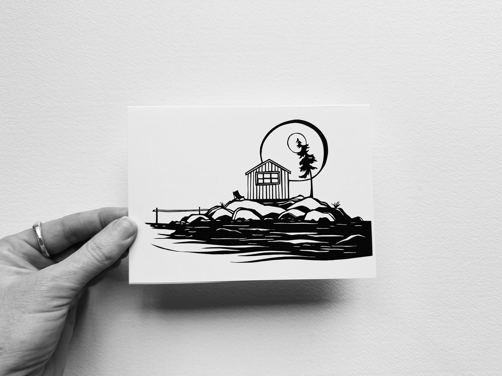 Anna Brones Cards "Island Cabin" Card