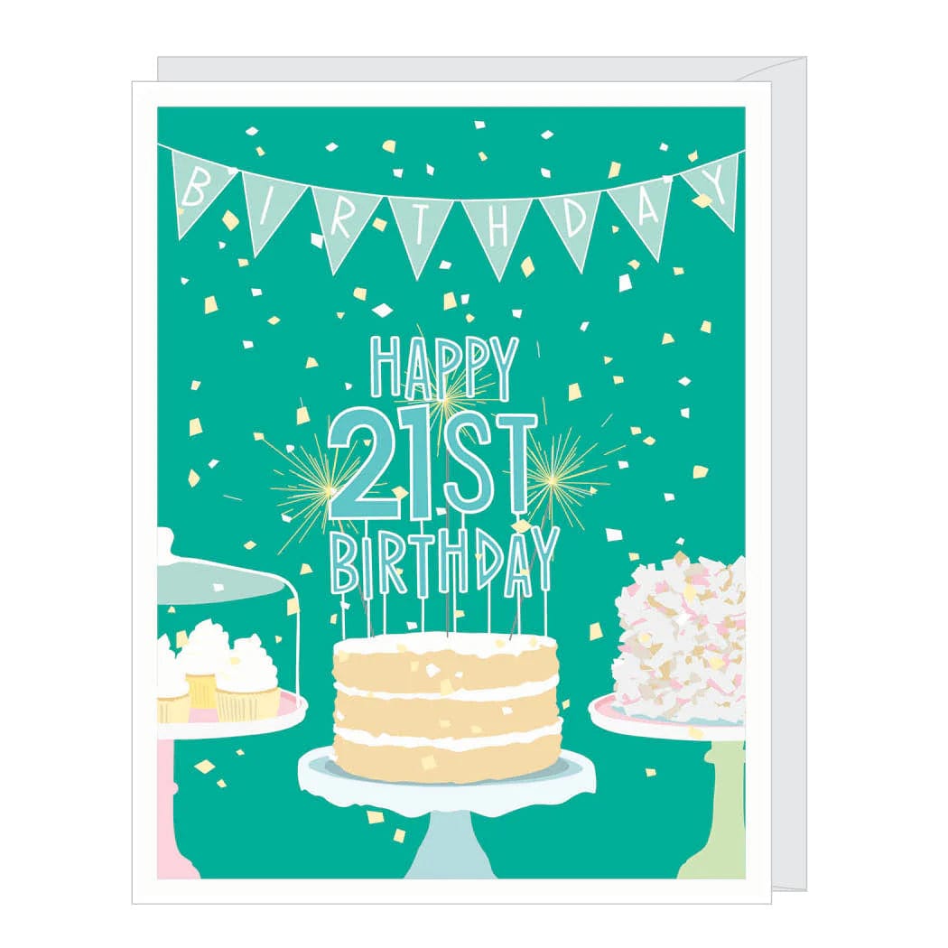 Apartment 2 Cards Card 21st Birthday Card