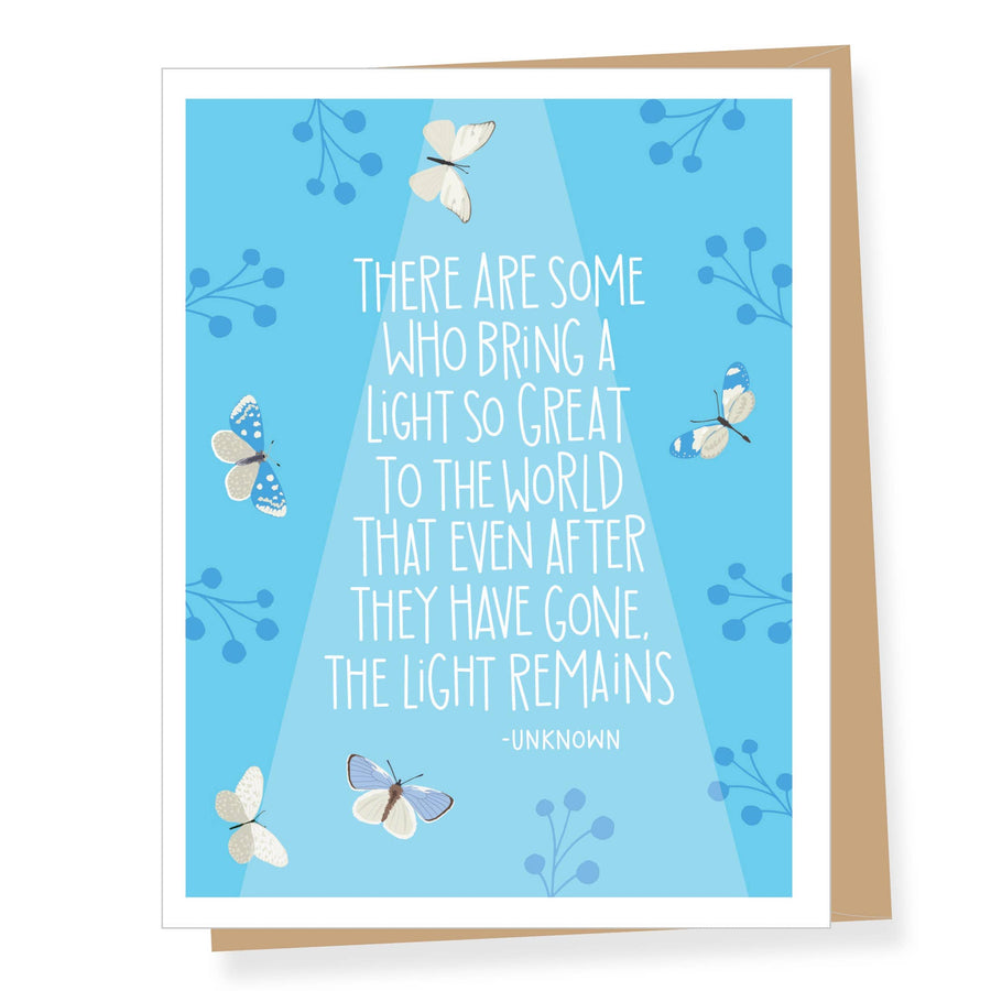 Apartment 2 Cards Cards A Light So Great Sympathy Card