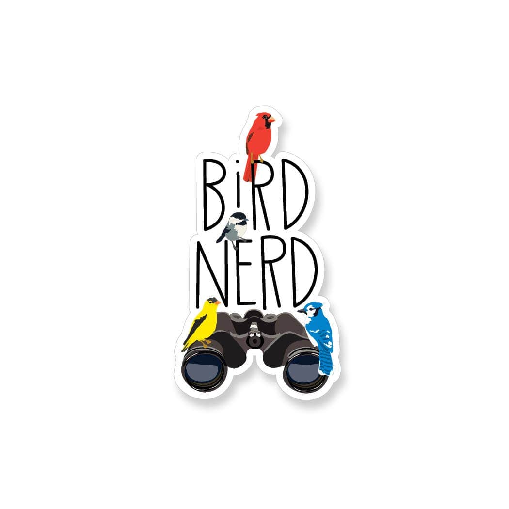 Apartment 2 Cards Cards Bird Nerd, Bird Watching Vinyl Sticker