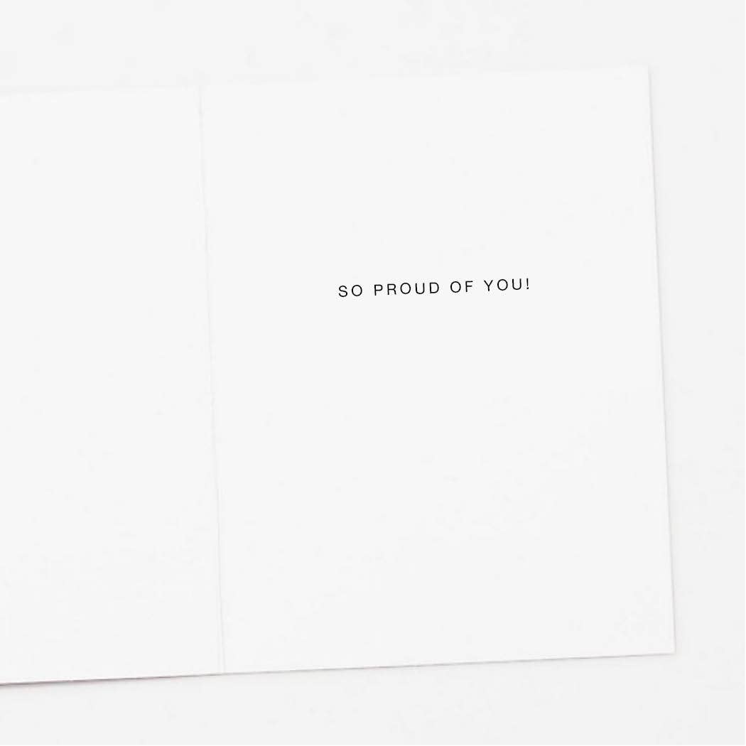 Apartment 2 Cards Cards Colorblock Bat Mitzvah Mazel Tov Card