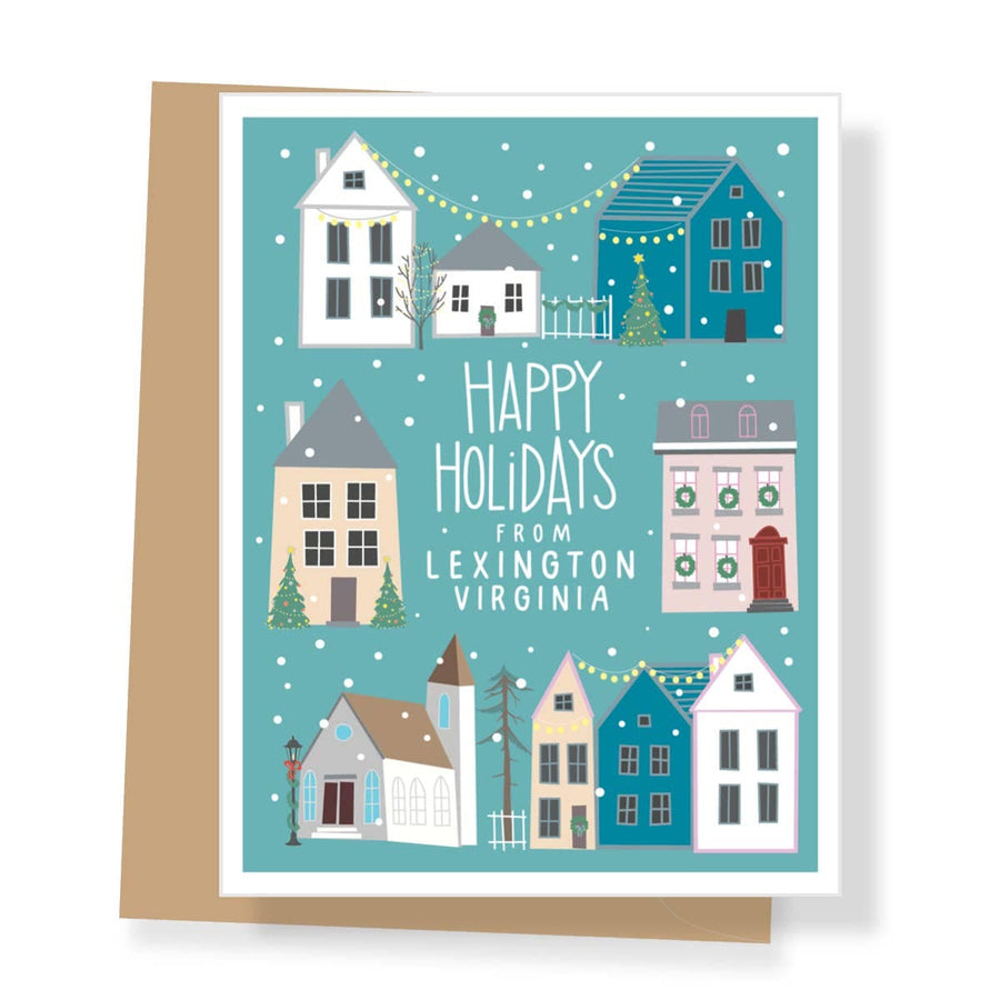 Apartment 2 Cards Cards Fircrest Christmas Village - Boxed Holiday Cards