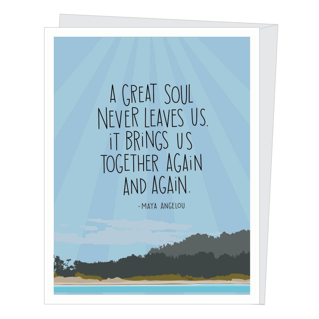 Apartment 2 Cards Cards Maya Angelou Great Soul Quote Sympathy Card