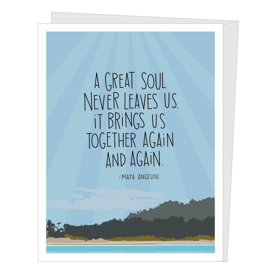 Apartment 2 Cards Cards Maya Angelou Great Soul Quote Sympathy Card