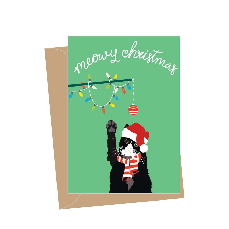 Apartment 2 Cards Cards Mini Meowy Christmas, Folded Enclosure Cards