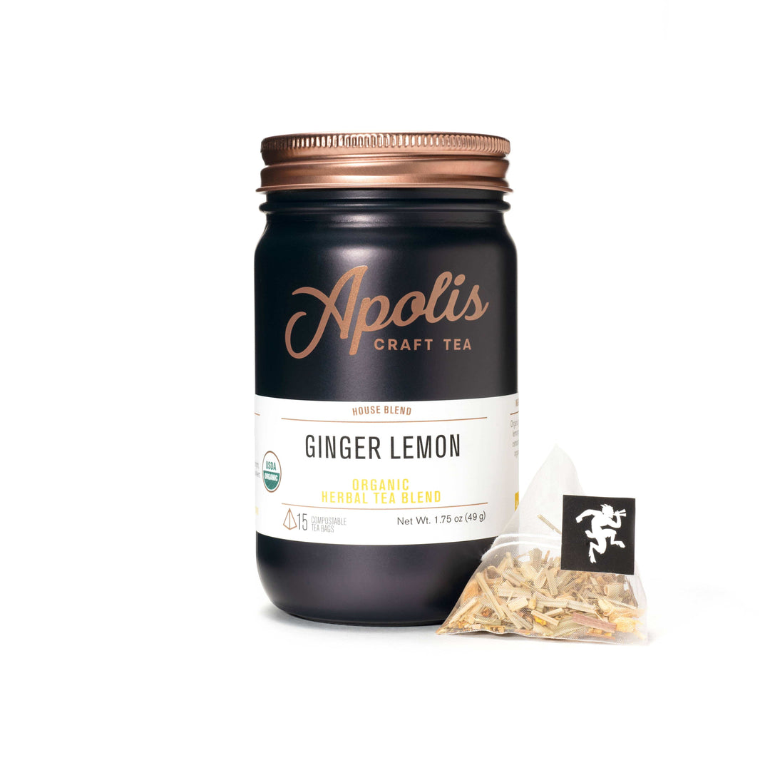 Apolis Tea Tea Organic Ginger Lemon - Tea Bags