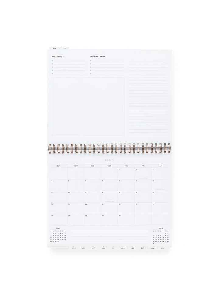 Appointed Calendars, Organizers & Planners 2025 Weekly Task Planner - Fern Green