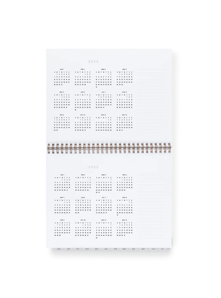 Appointed Calendars, Organizers & Planners 24-25 Weekly Task Planner - Blossom Pink