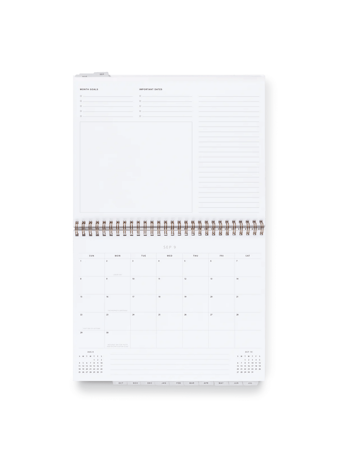 Appointed Calendars, Organizers & Planners 24-25 Weekly Task Planner - Blossom Pink