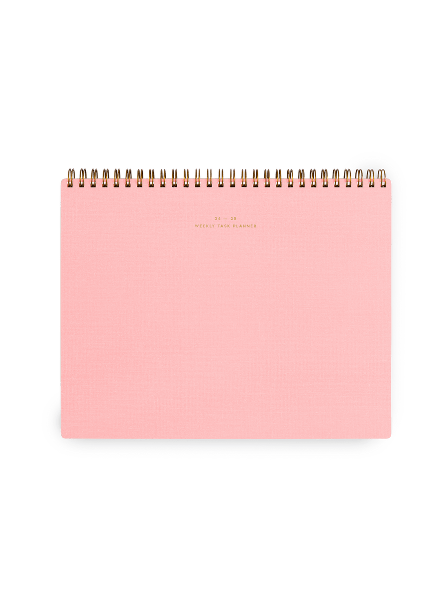 Appointed Calendars, Organizers & Planners 24-25 Weekly Task Planner - Blossom Pink