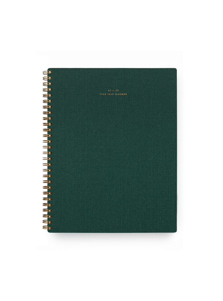 Appointed Calendars, Organizers & Planners Hunter Green 24-25 Year Task Planner