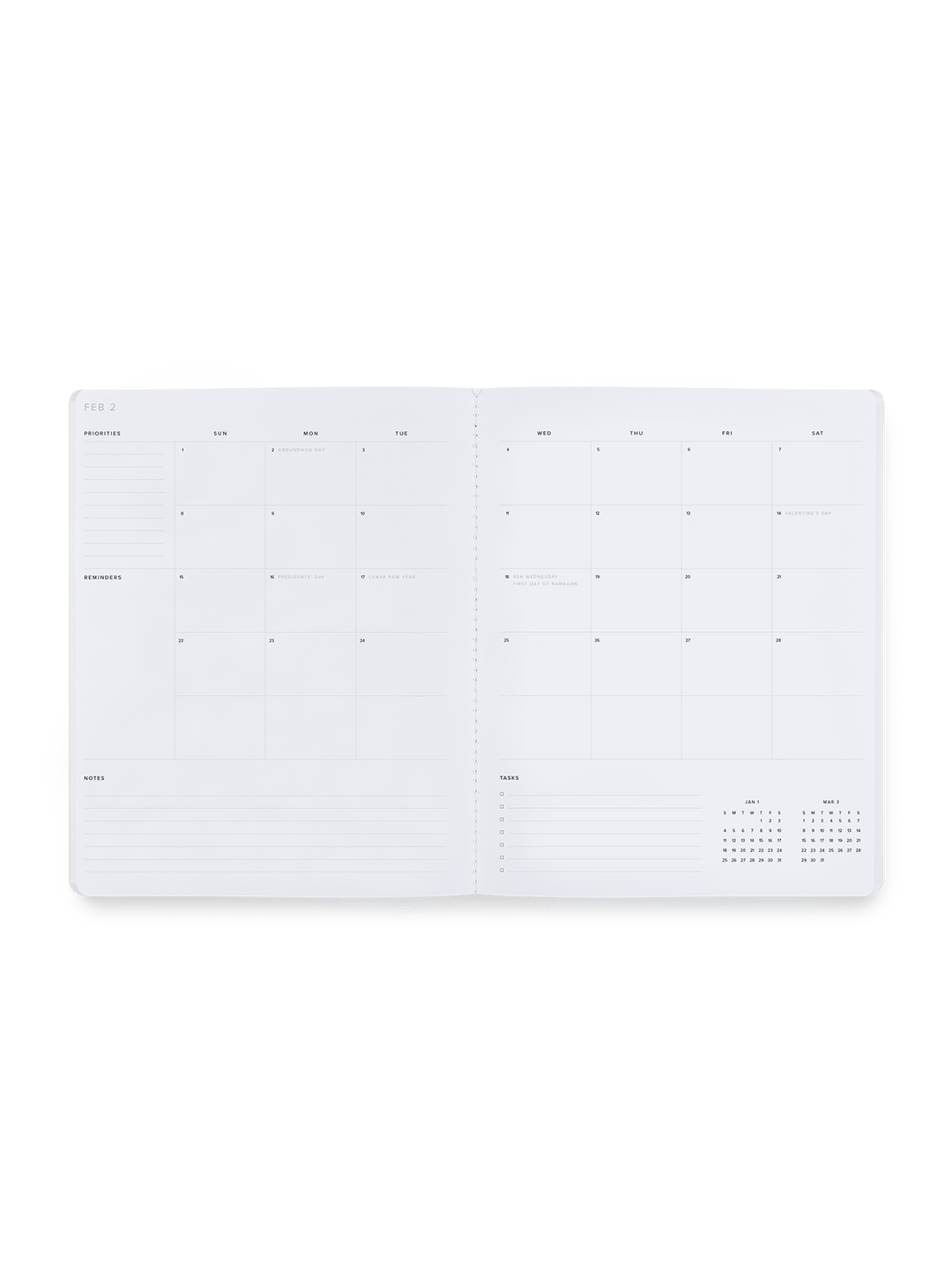 Appointed paper 2026 Monthly Planner