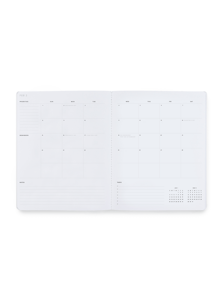 Appointed paper 2026 Monthly Planner