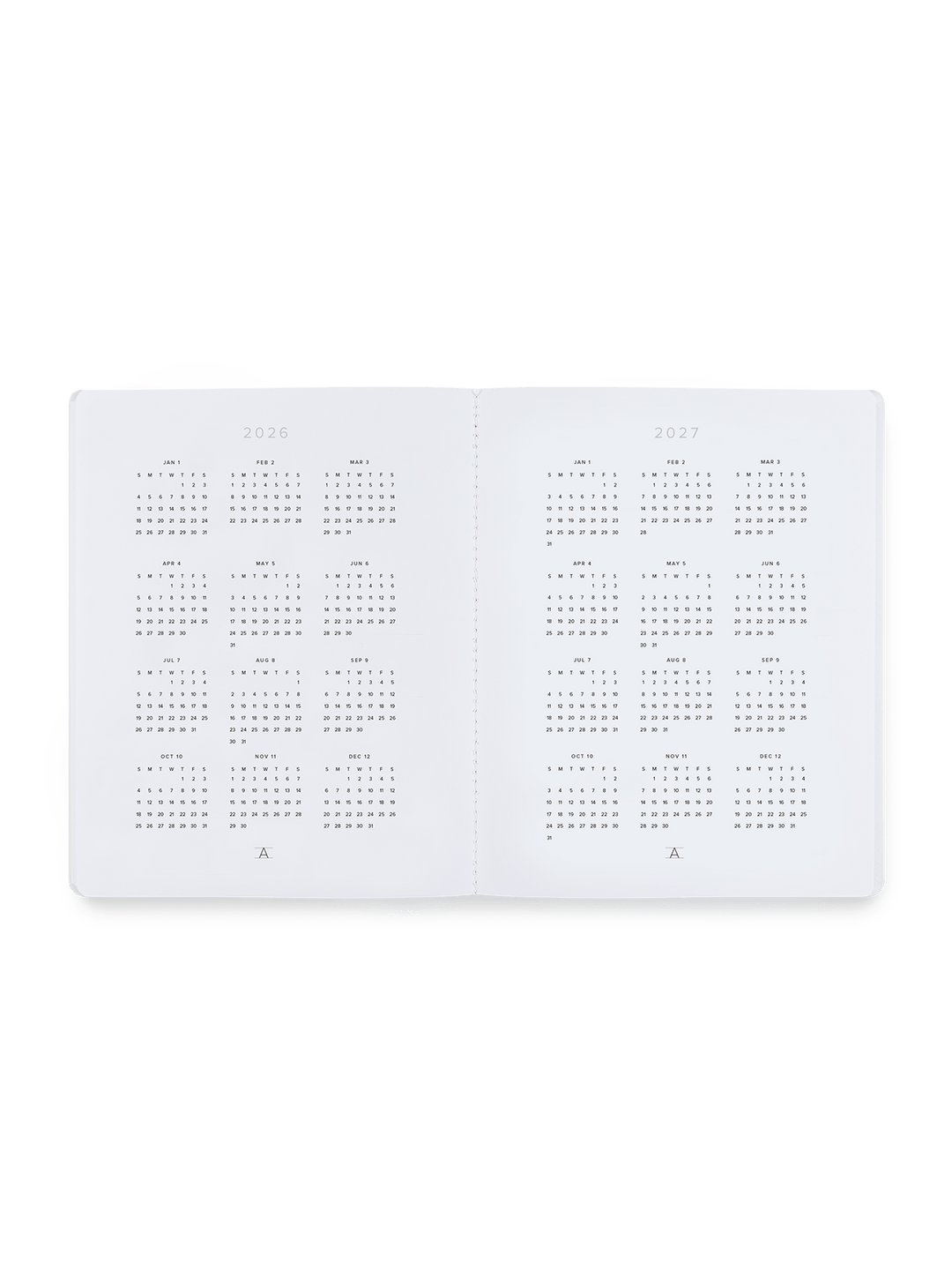 Appointed paper 2026 Monthly Planner