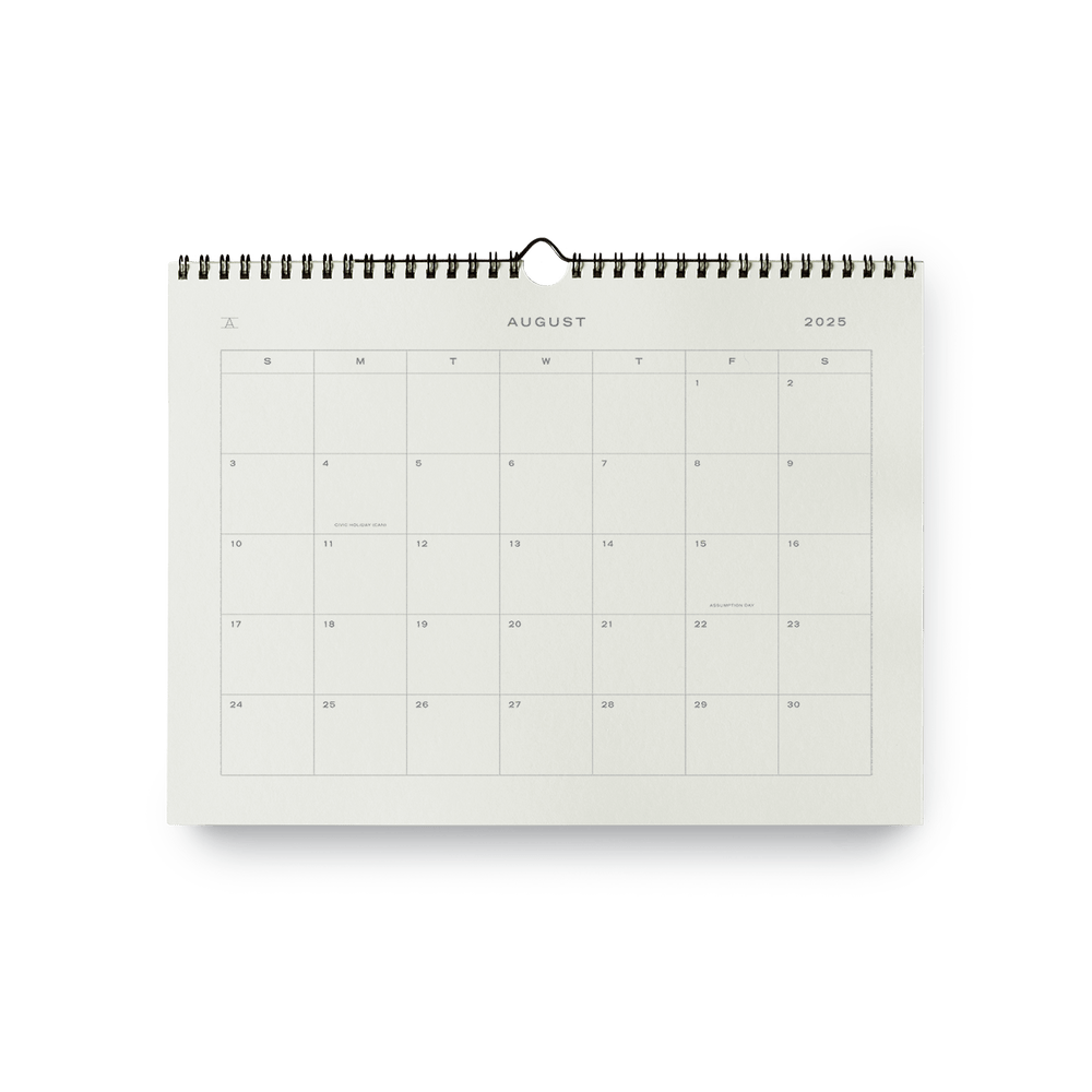 Appointed paper 25-26 Studio Wall Calendar | Appointed