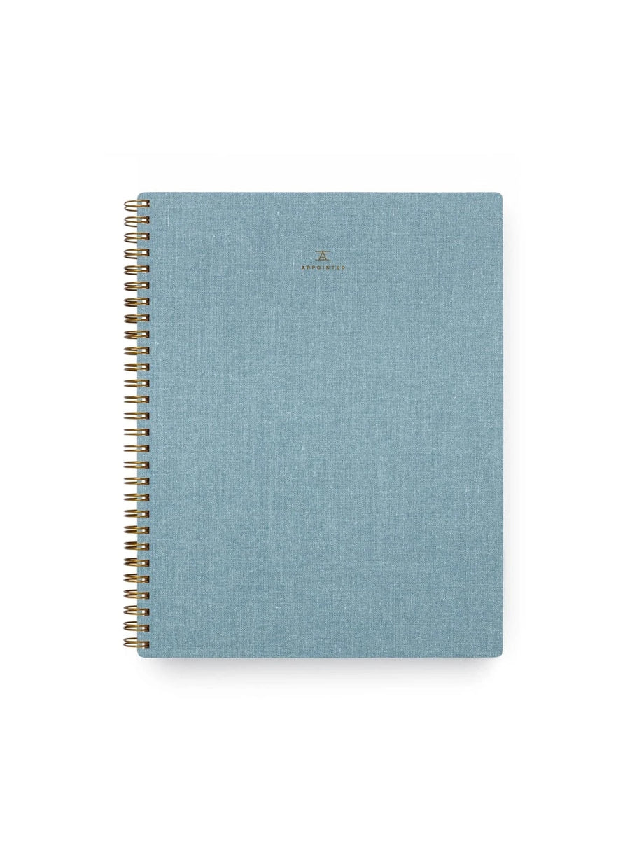 Appointed Paper Chambray Blue Appointed The Notebook - Grid