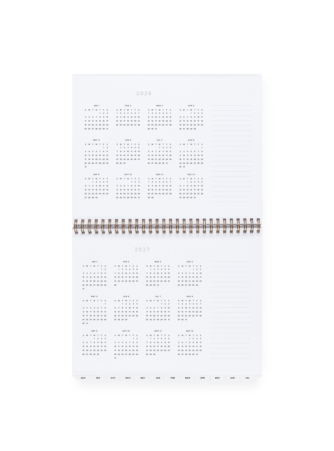 Appointed paper Hunter Green / None 26-27 Weekly Task Planner