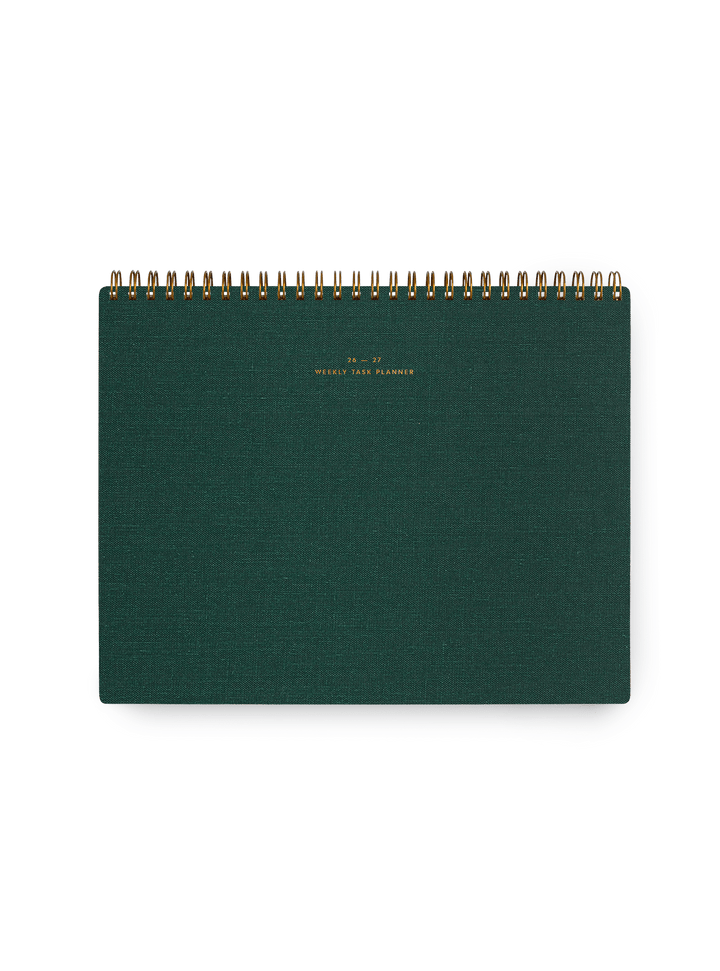 Appointed paper Hunter Green / None 26-27 Weekly Task Planner