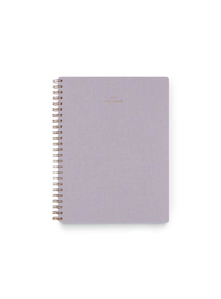Appointed paper None / Lavender Gray 2026 Compact Task Planner