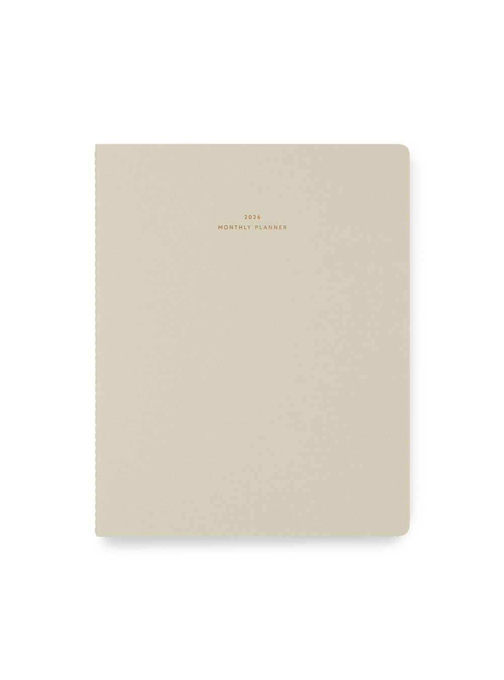 Appointed paper None / Natural Linen 2026 Monthly Planner