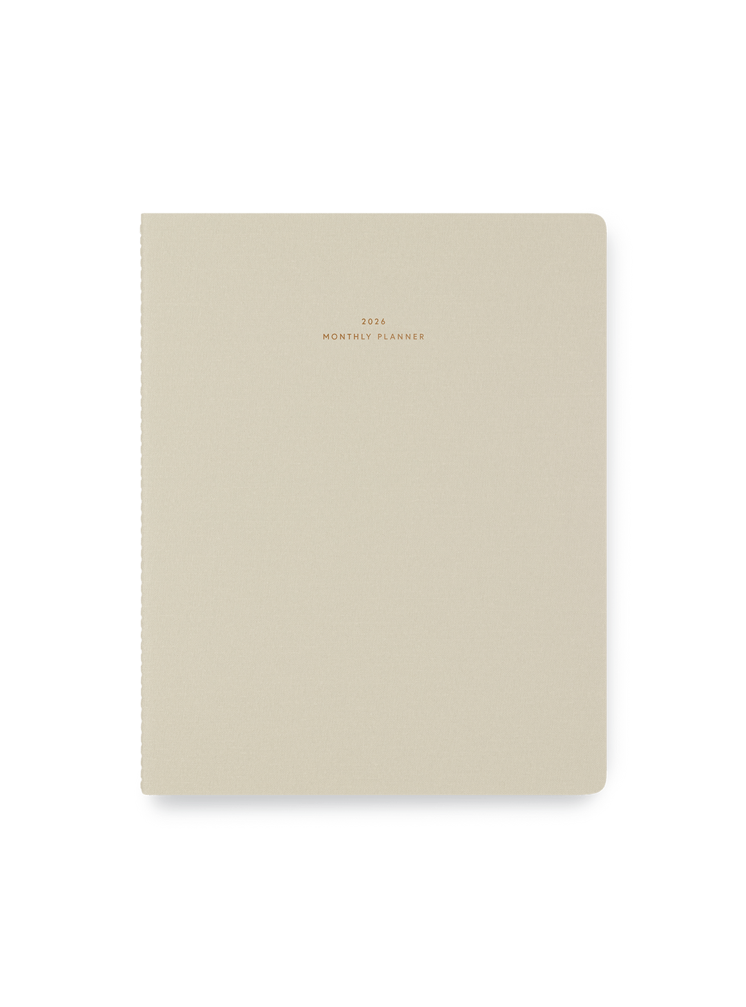Appointed paper None / Natural Linen 2026 Monthly Planner