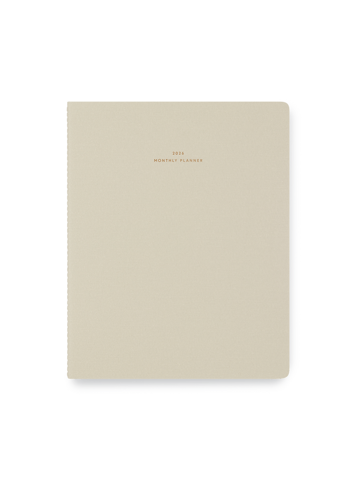 Appointed paper None / Natural Linen 2026 Monthly Planner