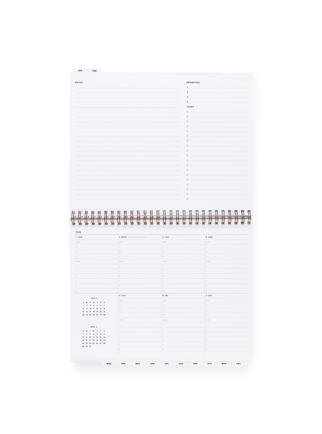 Appointed paper None / Pomegranate 2026 Weekly Task Planner | Appointed