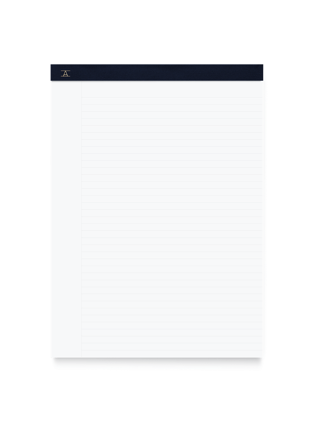 Appointed Paper Oxford Blue Legal Pad | Appointed