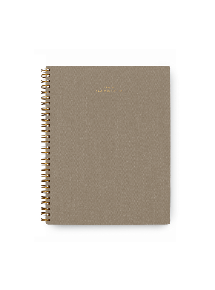 Appointed paper Taupe 25-26 Year Task Planner | Appointed