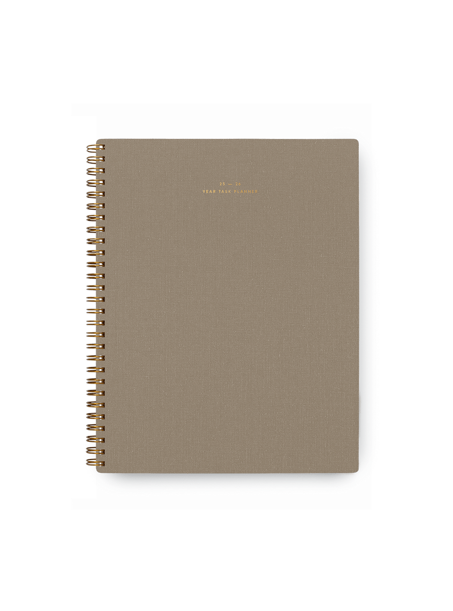 Appointed paper Taupe 25-26 Year Task Planner | Appointed