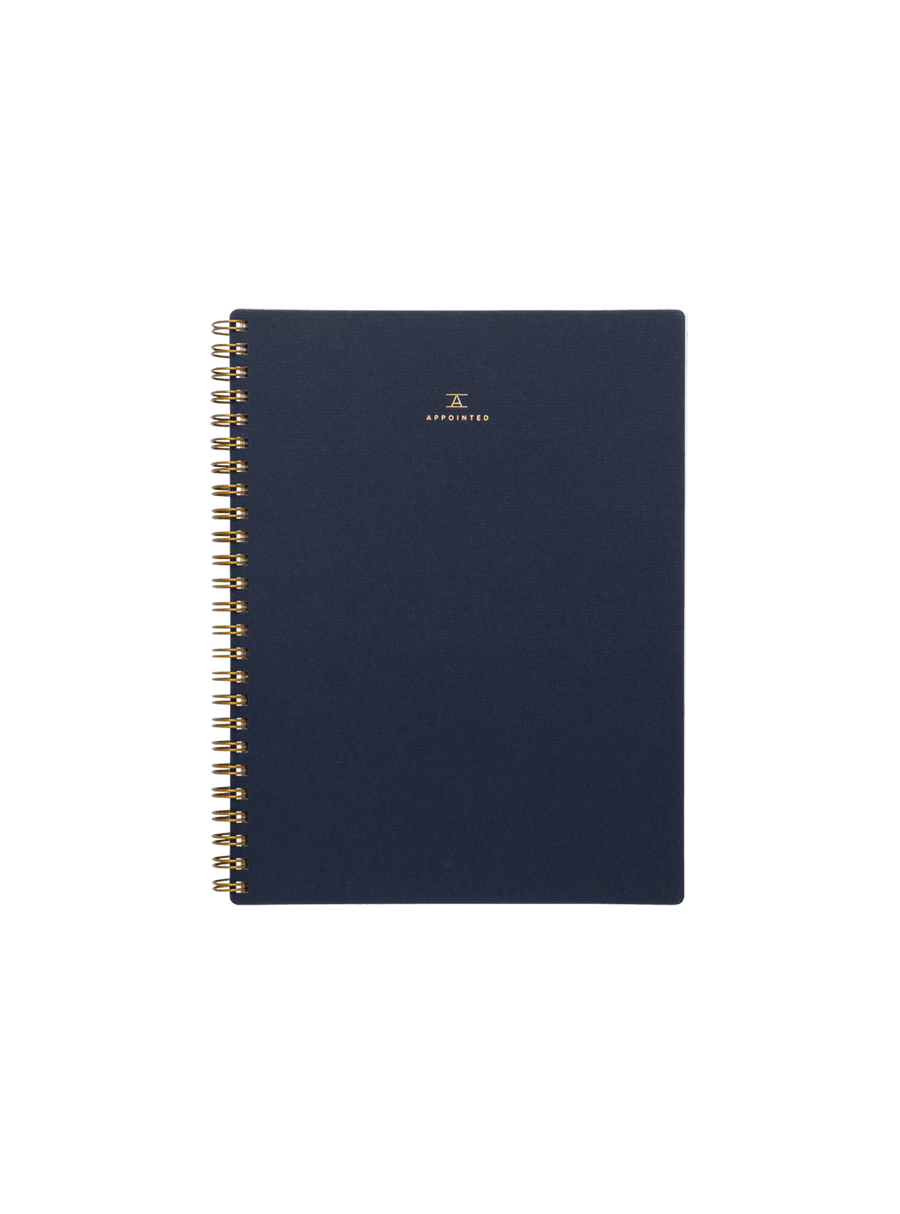 Appointed paper The Workbook - Oxford Blue - Grid | Appointed