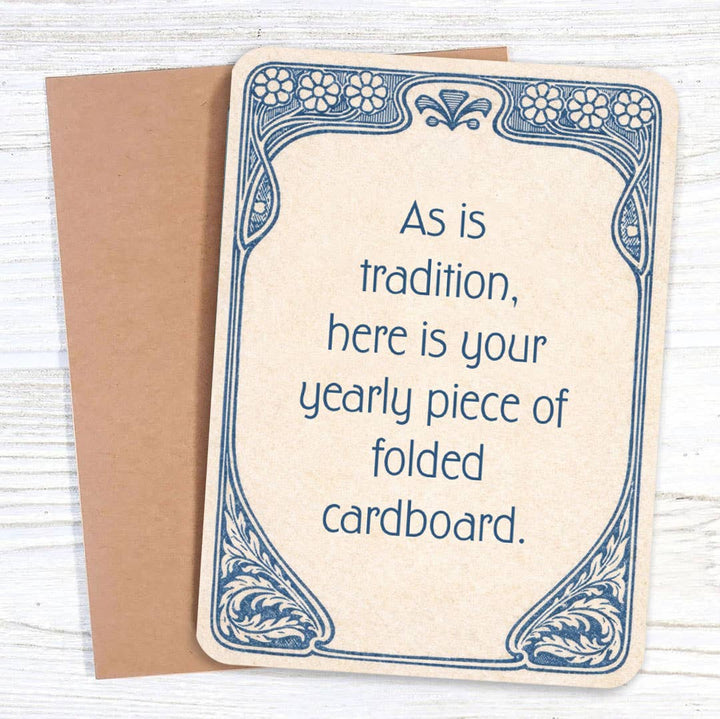 Bad Betty Greeting Co. Cards As Is Tradition - Funny Birthday Card