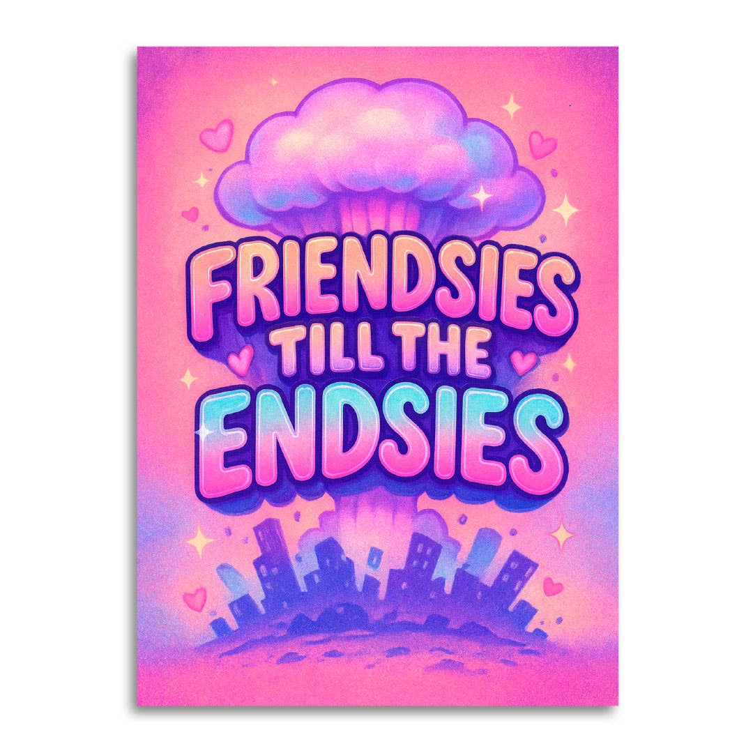 Bad Betty Greeting Co. Cards Friendsies Till the Endsies – Dark Humor Friendship Card