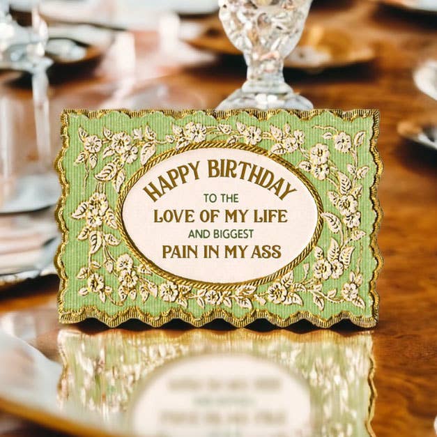 Bad Betty Greeting Co. Cards Happy Birthday Love of My Life - Funny Card