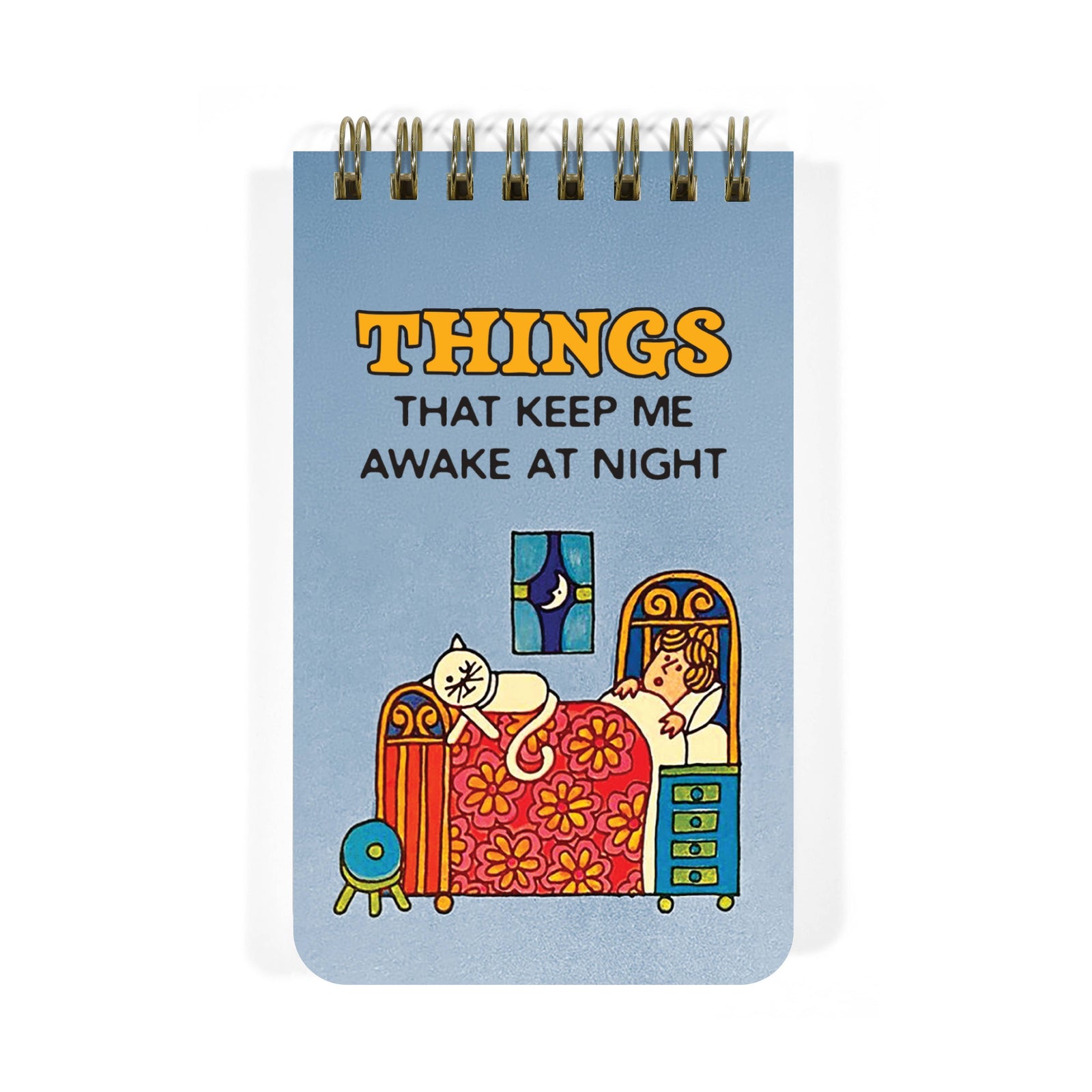 Bad Betty Greeting Co. Cards Things That Keep Me Awake at Night - Funny 3x5 Memo Notepad