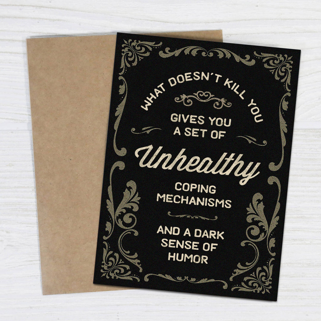 Bad Betty Greeting Co. Cards What Doesn’t Kill You - Funny Sympathy Card