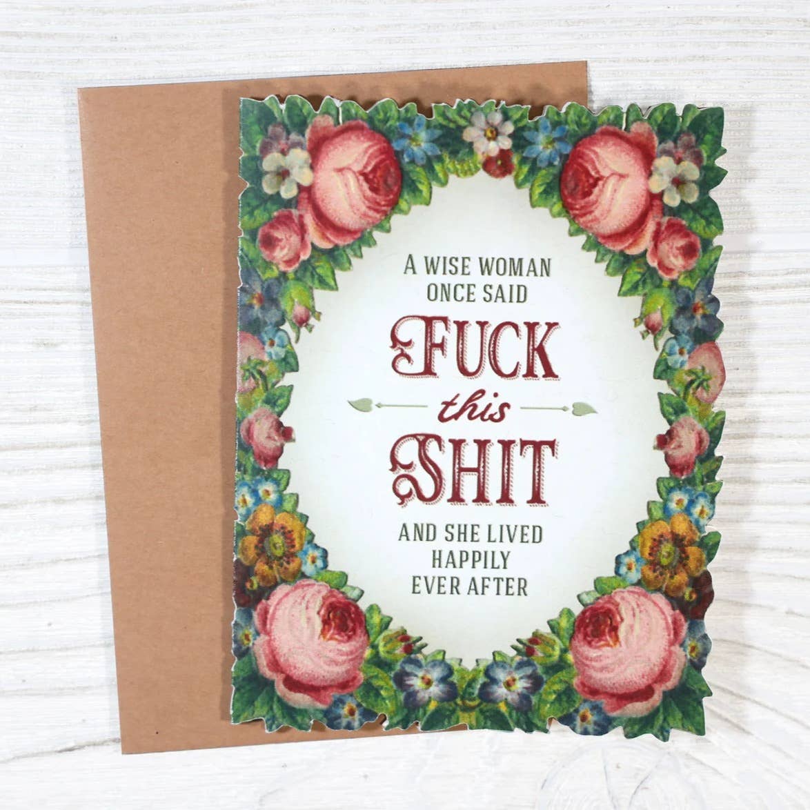Bad Betty Greeting Co. Cards Wise Woman Funny Retirement/Breakup Card