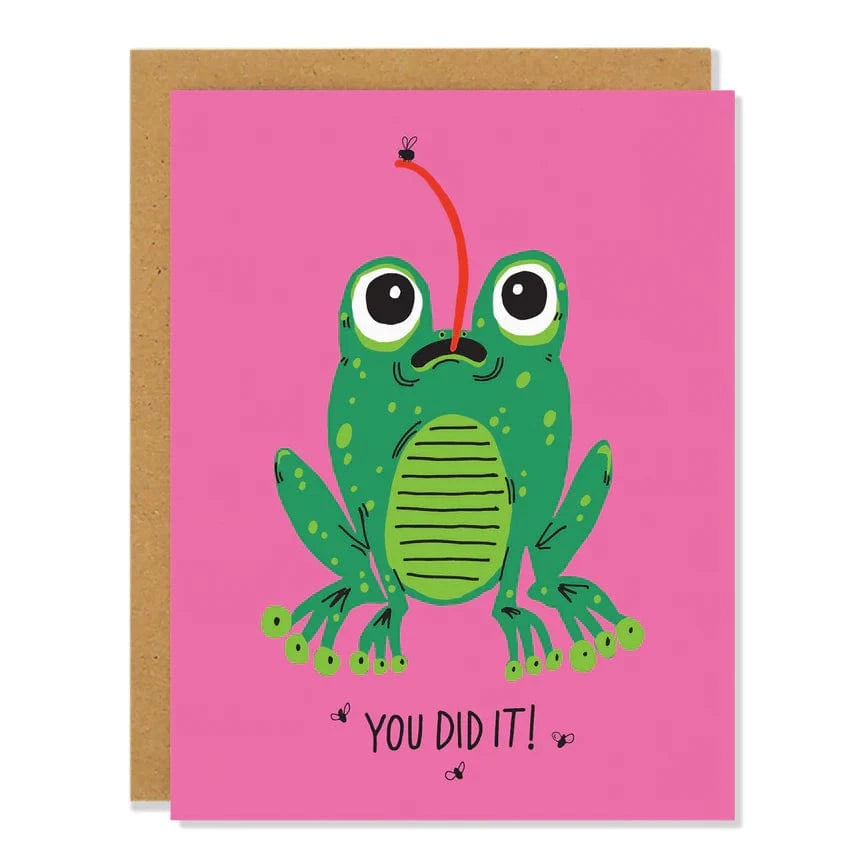 Badger & Burke Cards Frog Congrats Card