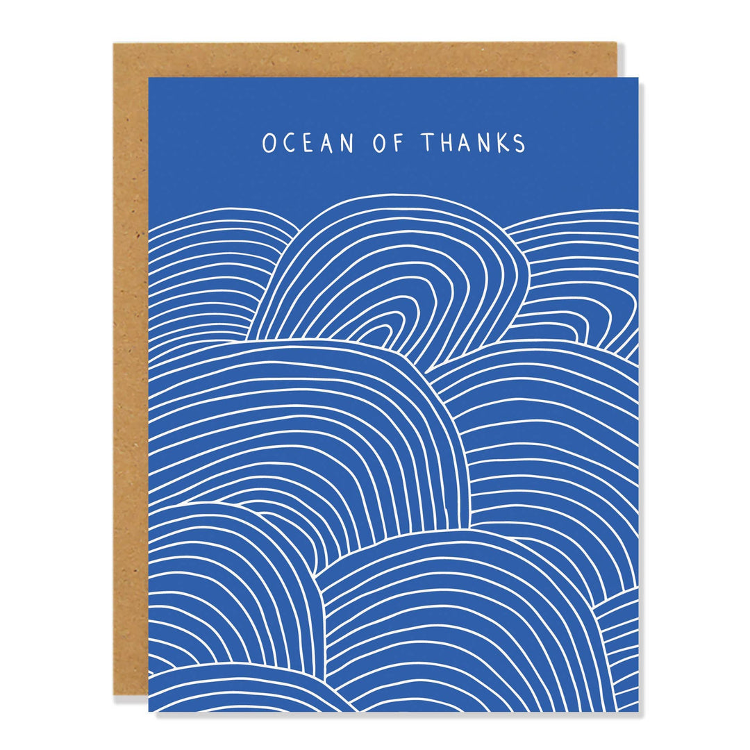 Ocean of Thanks - Greeting Card Ocean of Thanks - Greeting Card