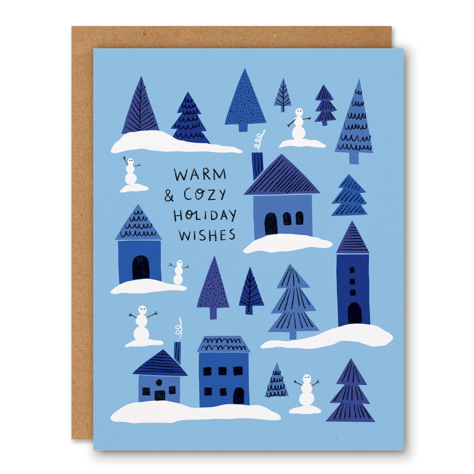 Badger & Burke Holiday Holiday Village - Greeting Card