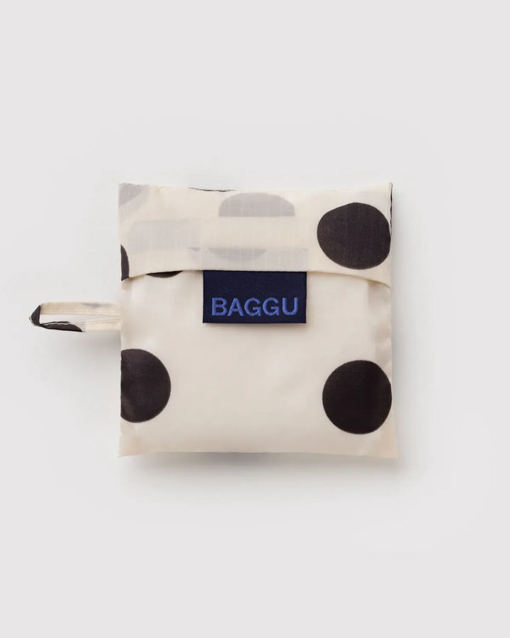 Baggu Fashion Baby Baggu | Cream and Black Polka Dot