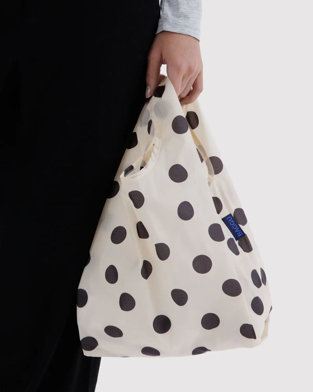 Baggu Fashion Baby Baggu | Cream and Black Polka Dot