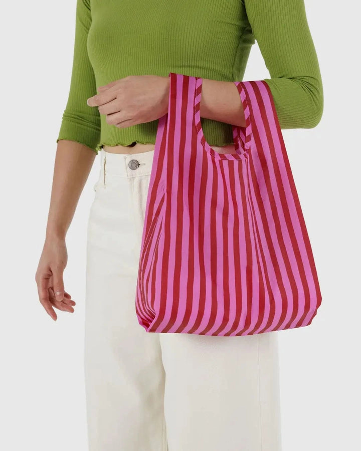Baggu Fashion Baby Baggu |  Pink & Red Painted Stripe