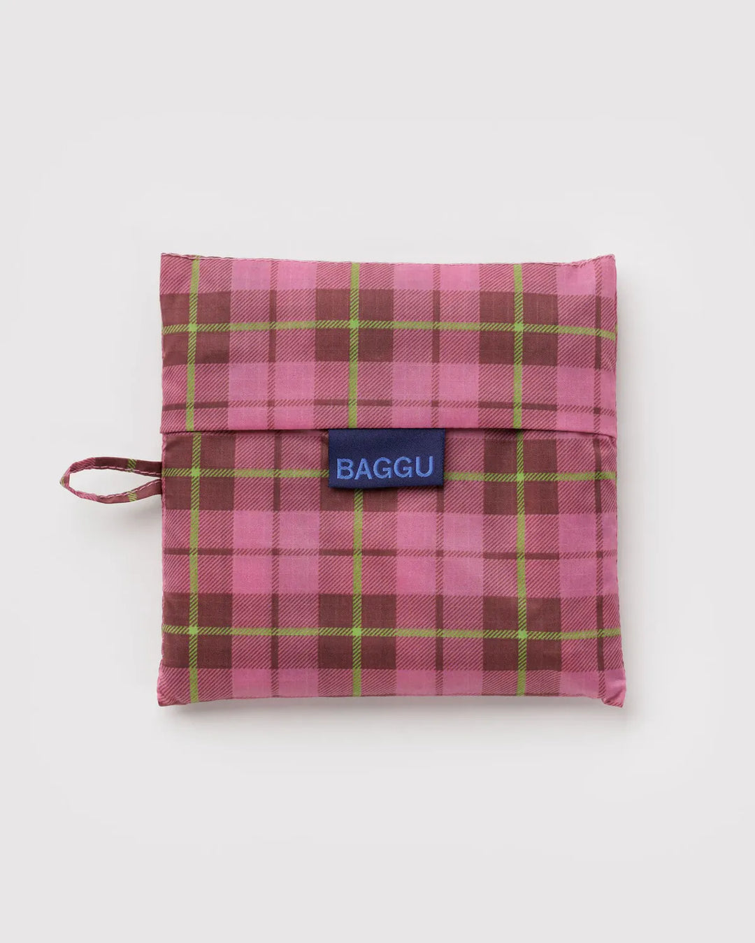 Baggu Fashion Big Baggu | Azalea Pink Tartan