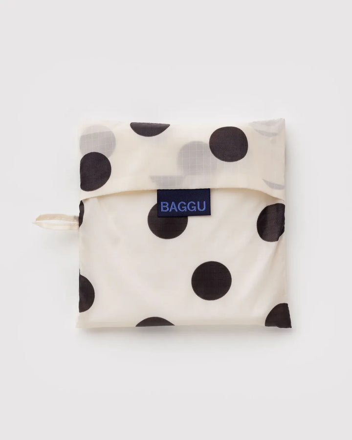 Baggu Fashion Big Baggu | Cream and Black Polka Dot