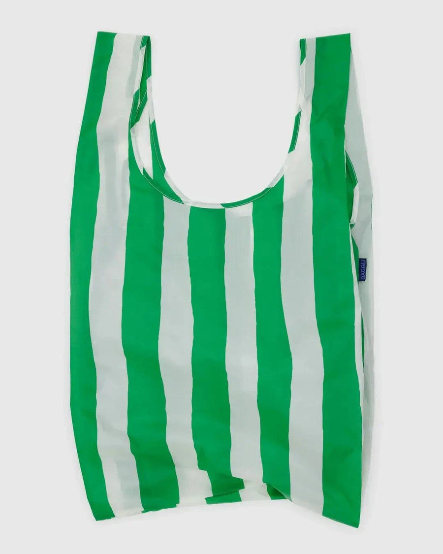 Baggu Fashion Big Baggu | Green Painted Stripe