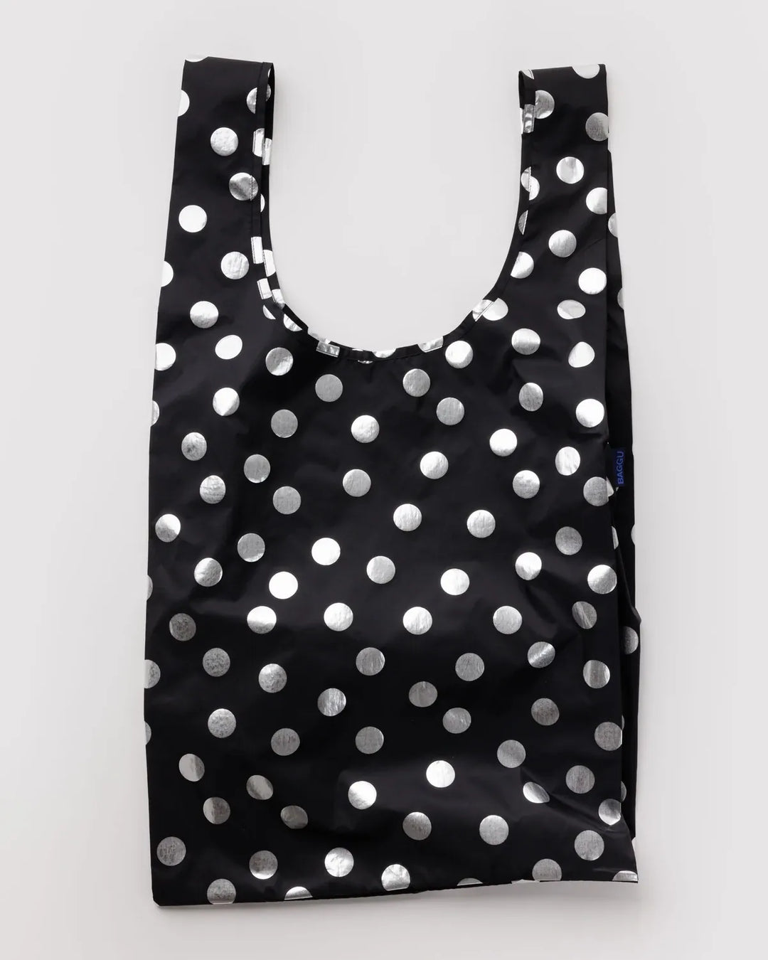 Baggu Fashion Big Baggu | Silver Metallic Polka Dot