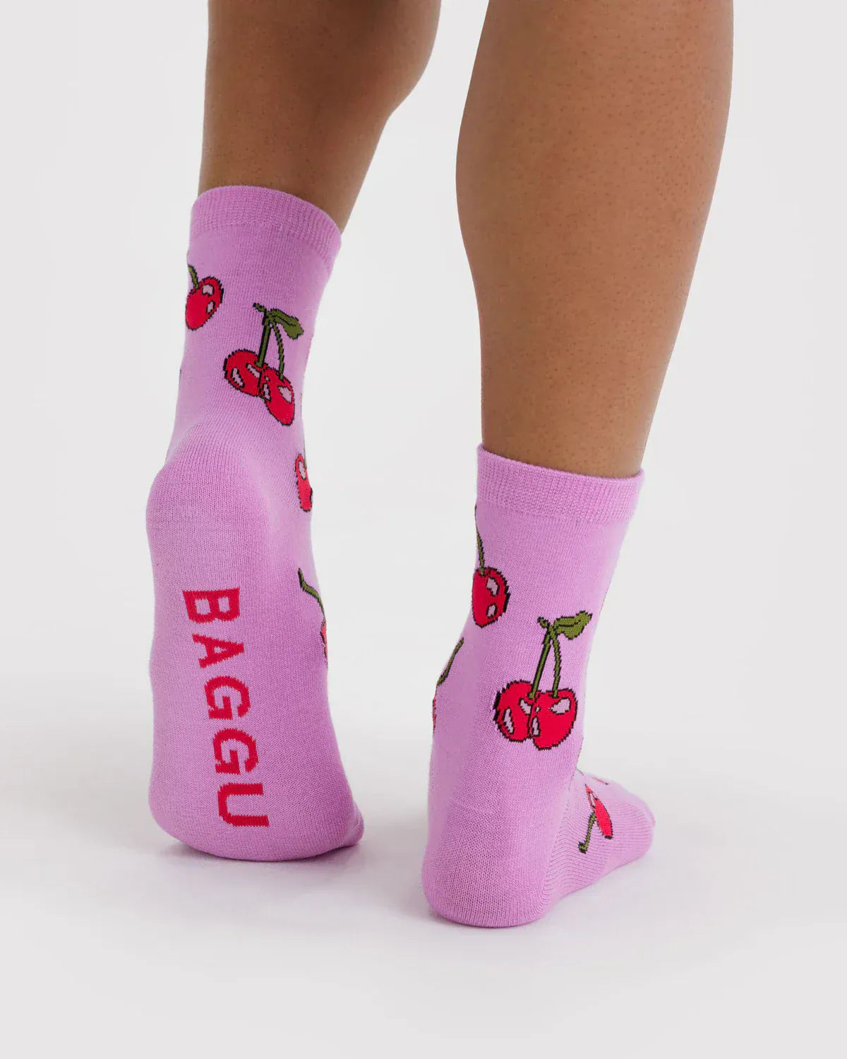 Baggu Fashion Crew Sock | Cherries